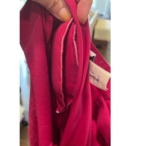 Vintage Willi of California Mid-Length Dress Belted Polyester Suede Sz 14 - Picture 7 of 11